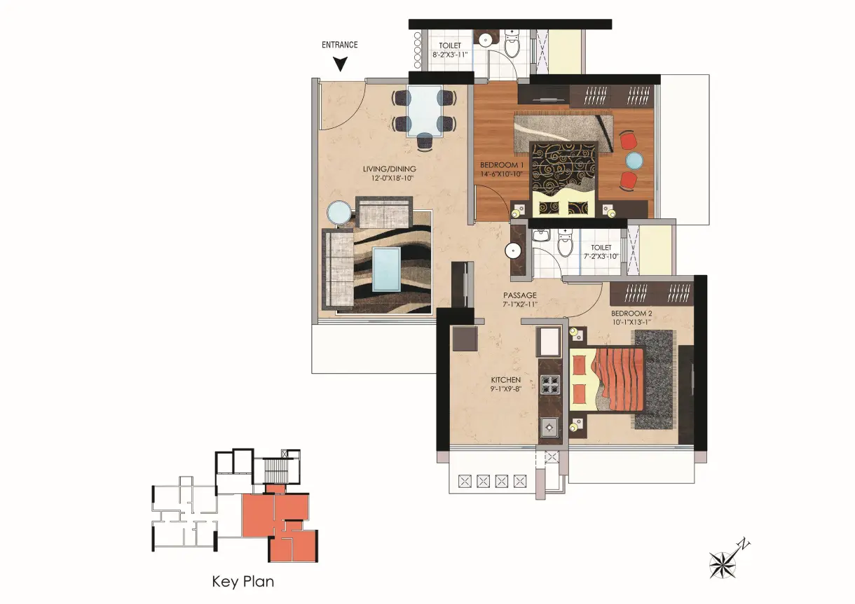 Harsh Bakul 6 2 BHK