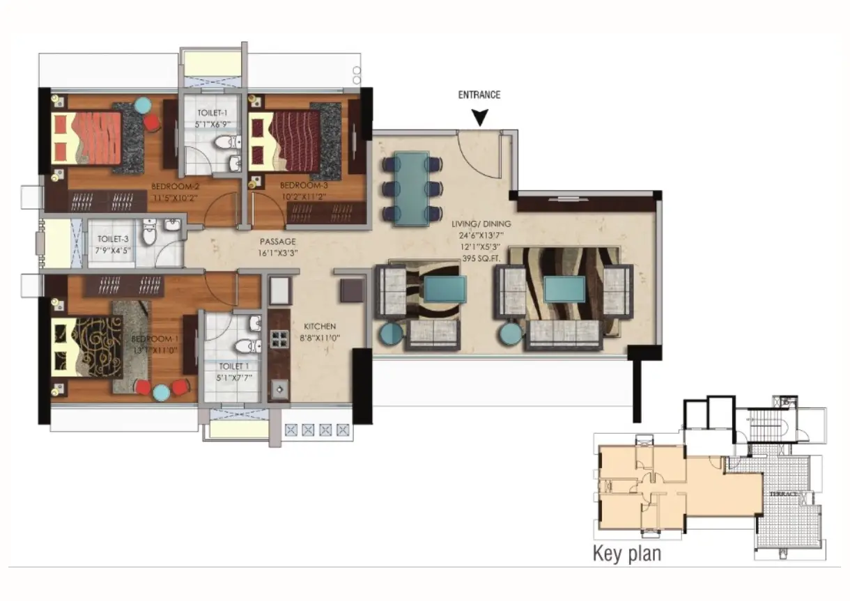 Harsh Bakul 8 3 BHK