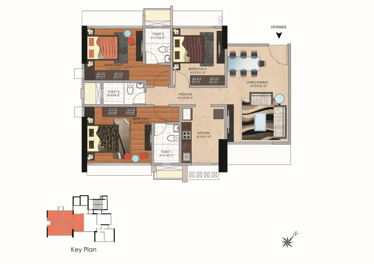 Harsh Bakul 7 3 BHK