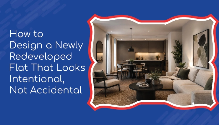 How to Design a Newly Redeveloped Flat That Looks Intentional Not Accidental